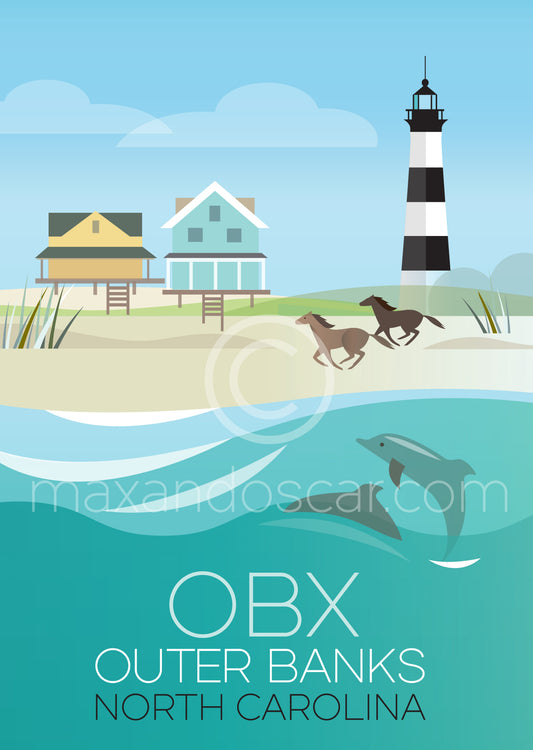 OUTER BANKS POSTCARD