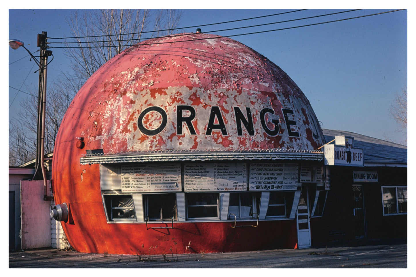 ORANGE POSTKARTE