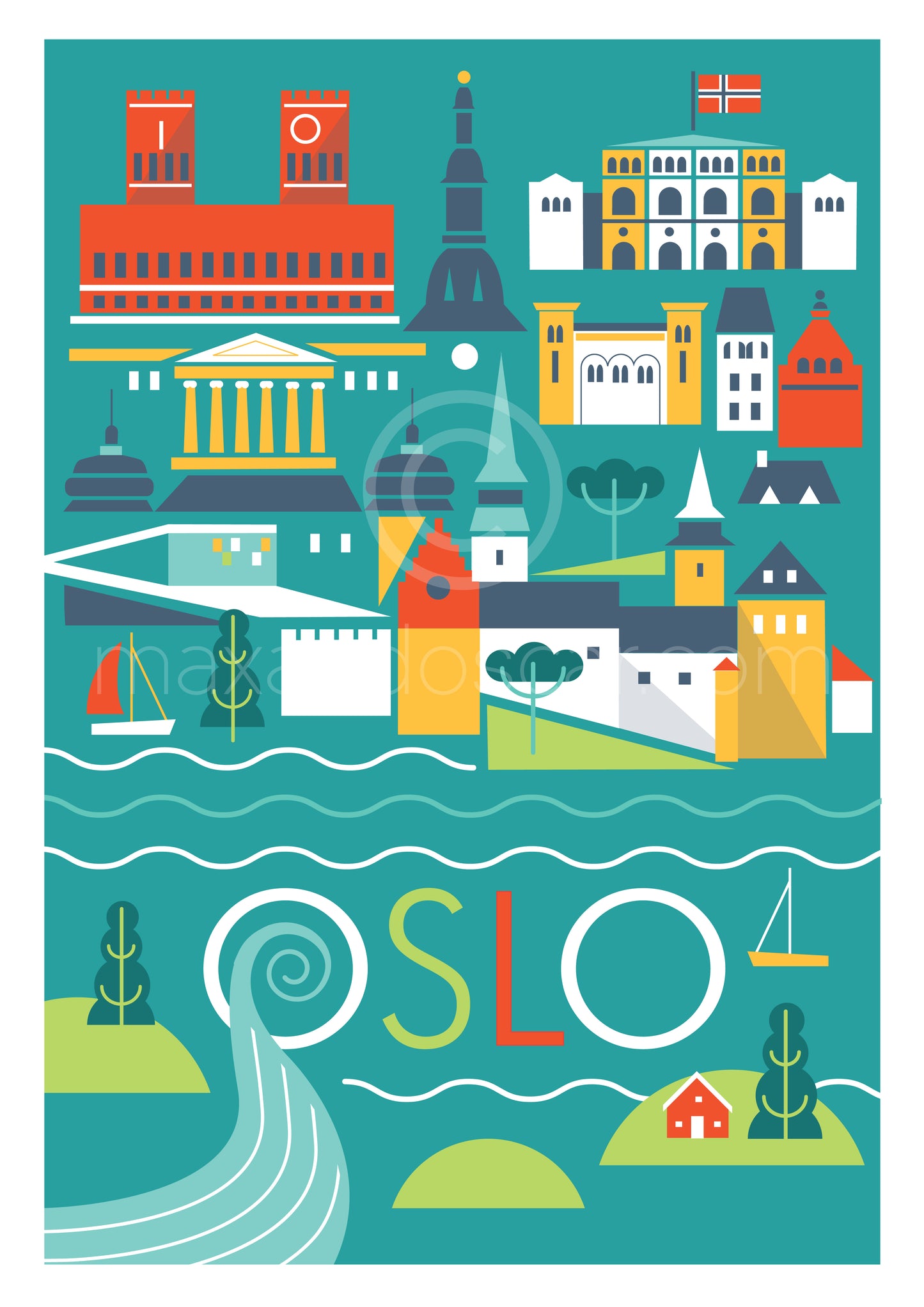 OSLO SCANDI JIGSAW PUZZLE