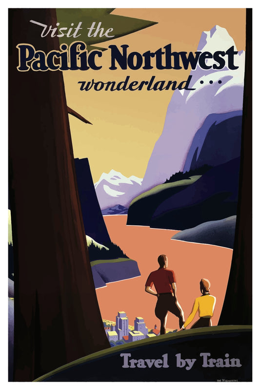 PACIFIC NORTHWEST WONDERLAND POSTAL CARD