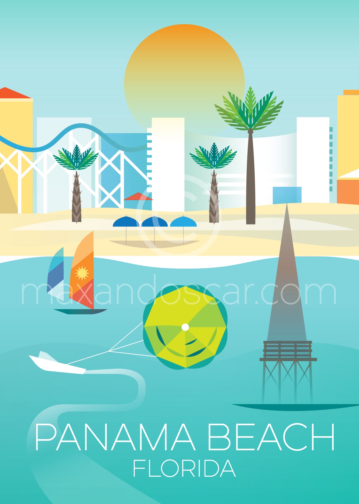 PANAMA BEACH JIGSAW PUZZLE