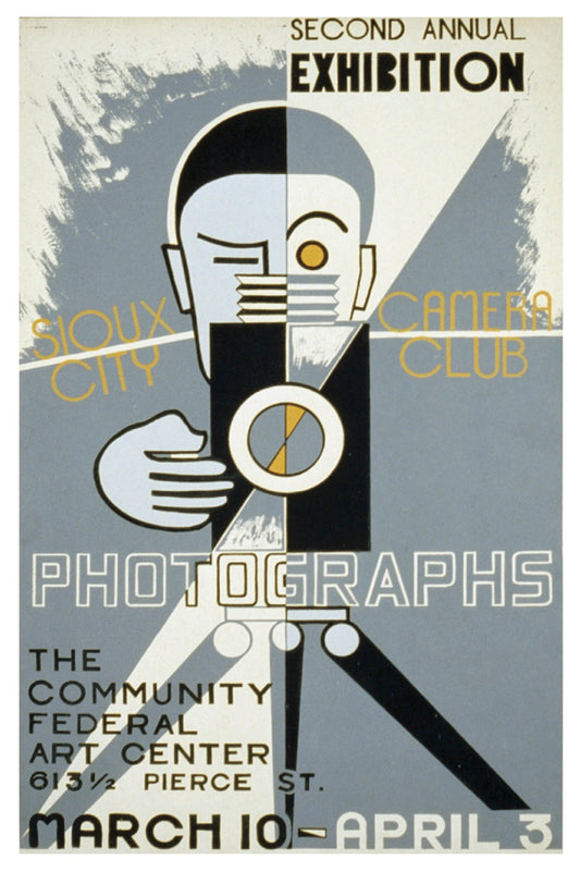 PHOTOGRAPHIES SIOUX CITY CAMERA CLUB CARTE POSTALE WPA