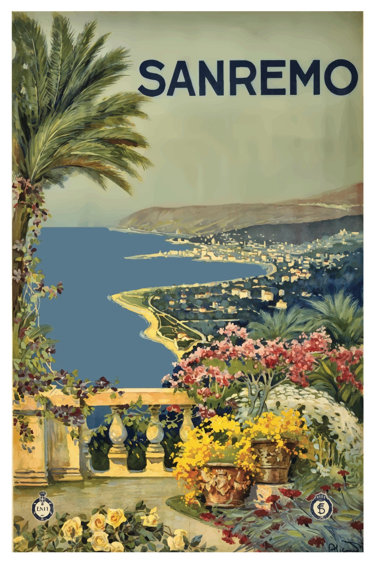 SANREMO POSTAL CARD