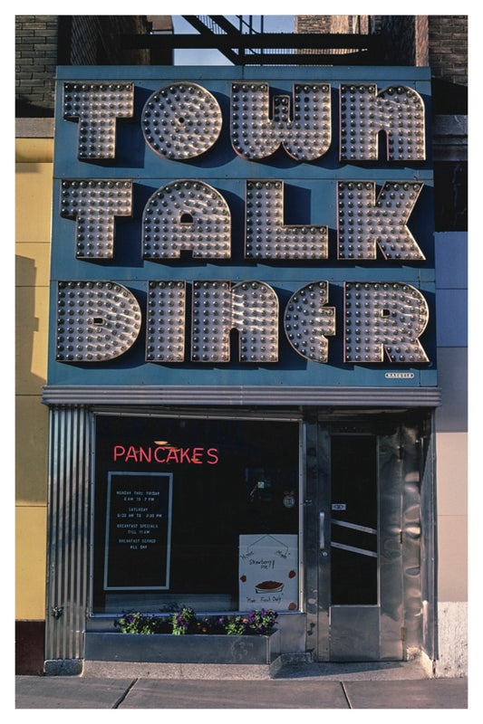 TOWN TALK DINER POSTKARTE