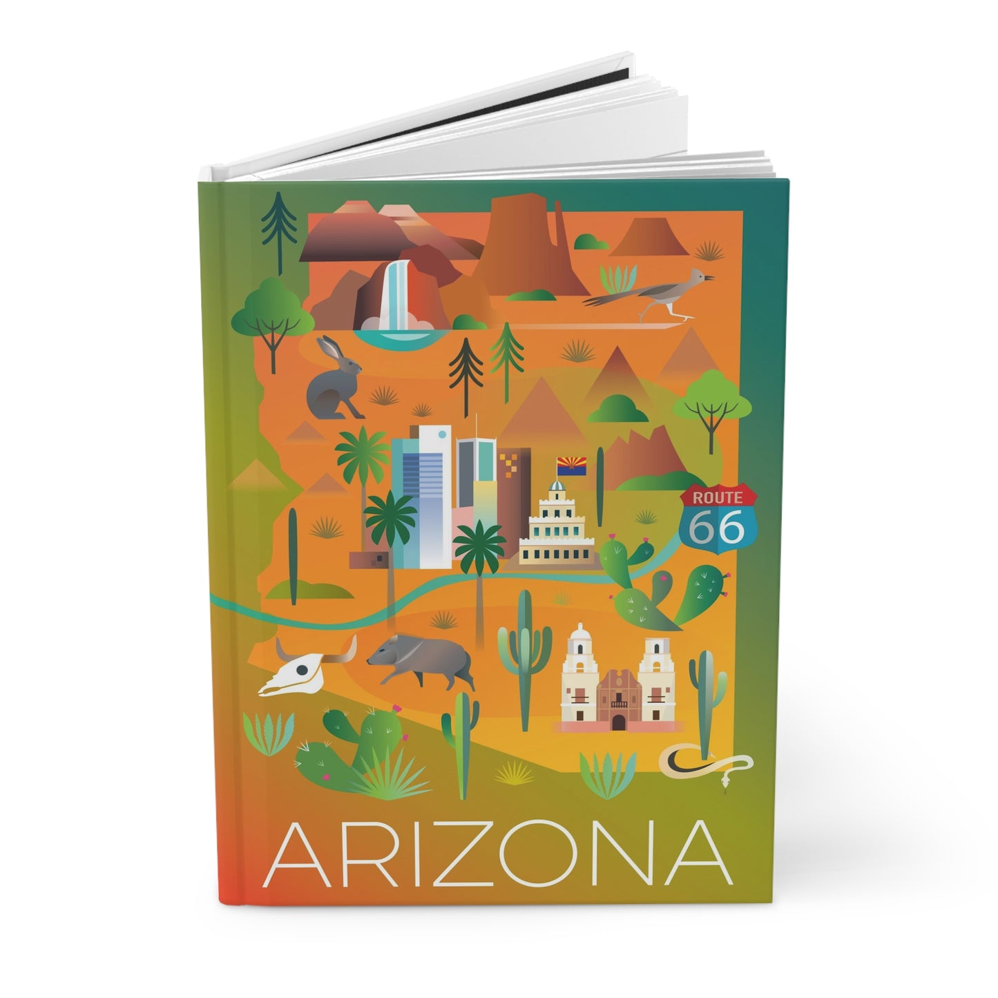 Arizona-Hardcover-Tagebuch