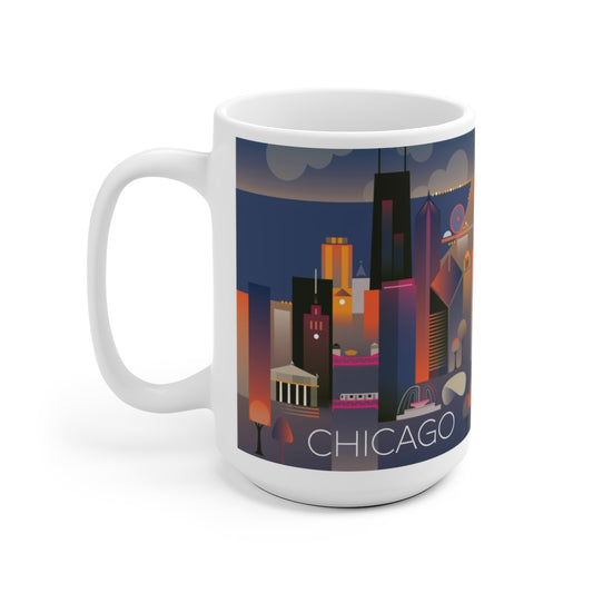 CHICAGO 11 OZ OR 15 OZ CERAMIC MUG