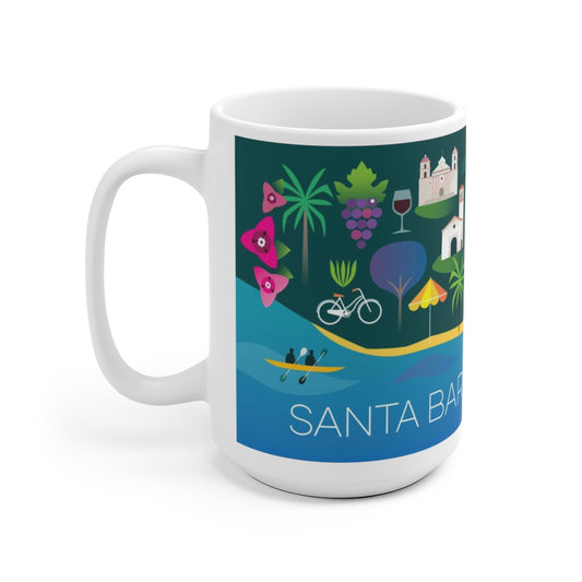 TASSE EN CÉRAMIQUE SANTA BARBARA 11 OZ OU 15 OZ