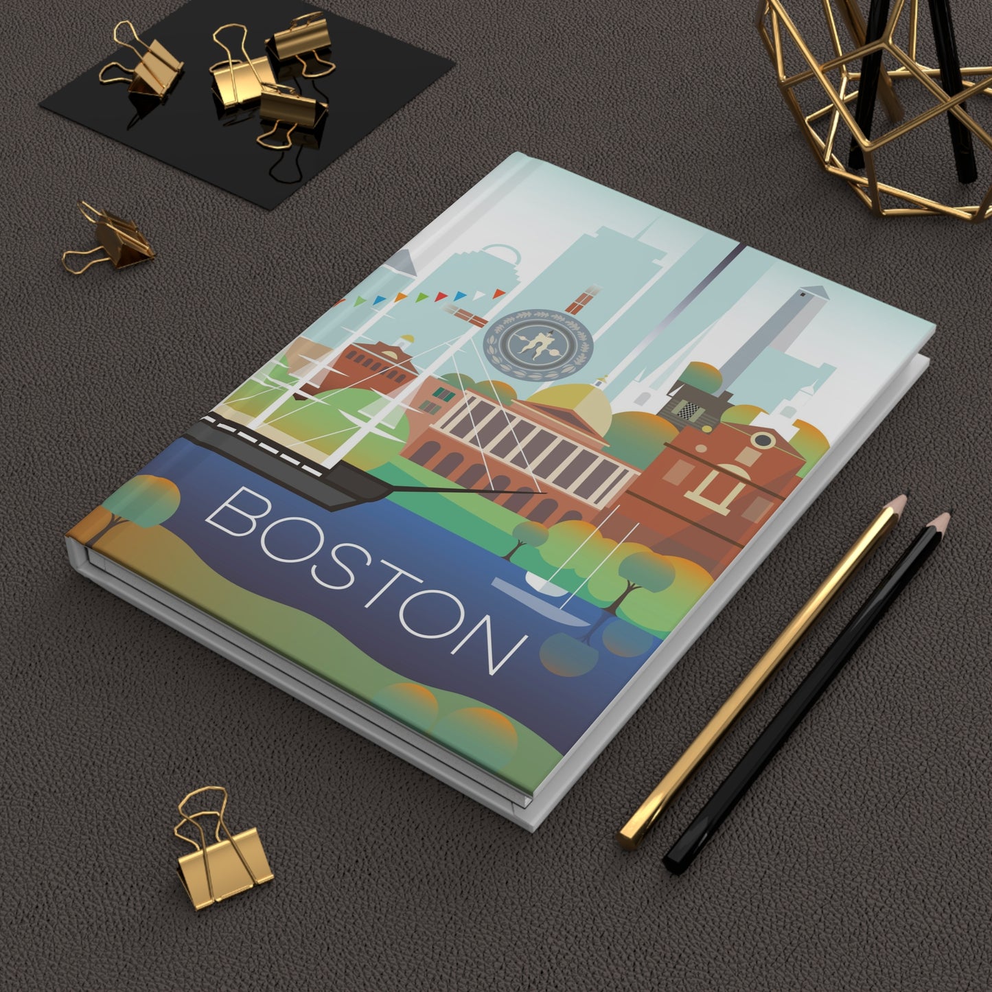 Boston Hardcover-Tagebuch