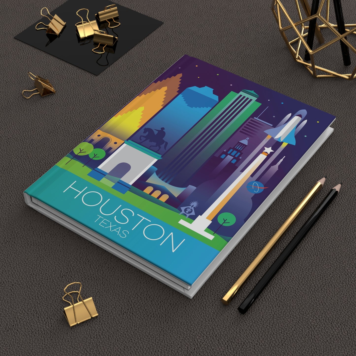 Houston Hardcover-Tagebuch