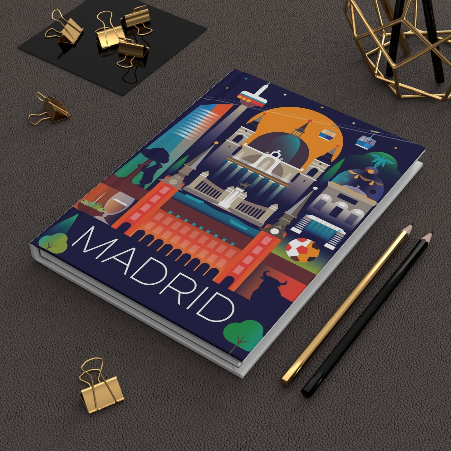 Madrid Hardcover-Tagebuch