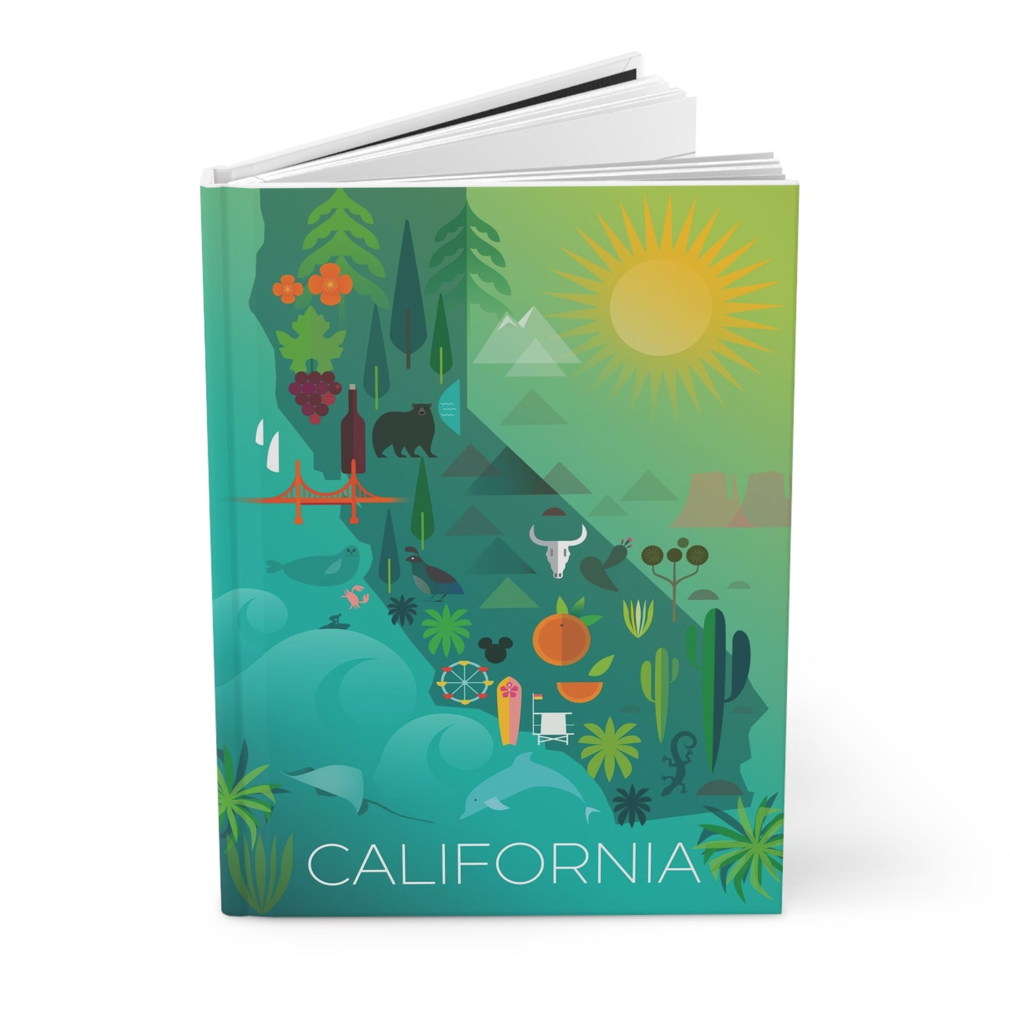 Californie Carnet cartonné