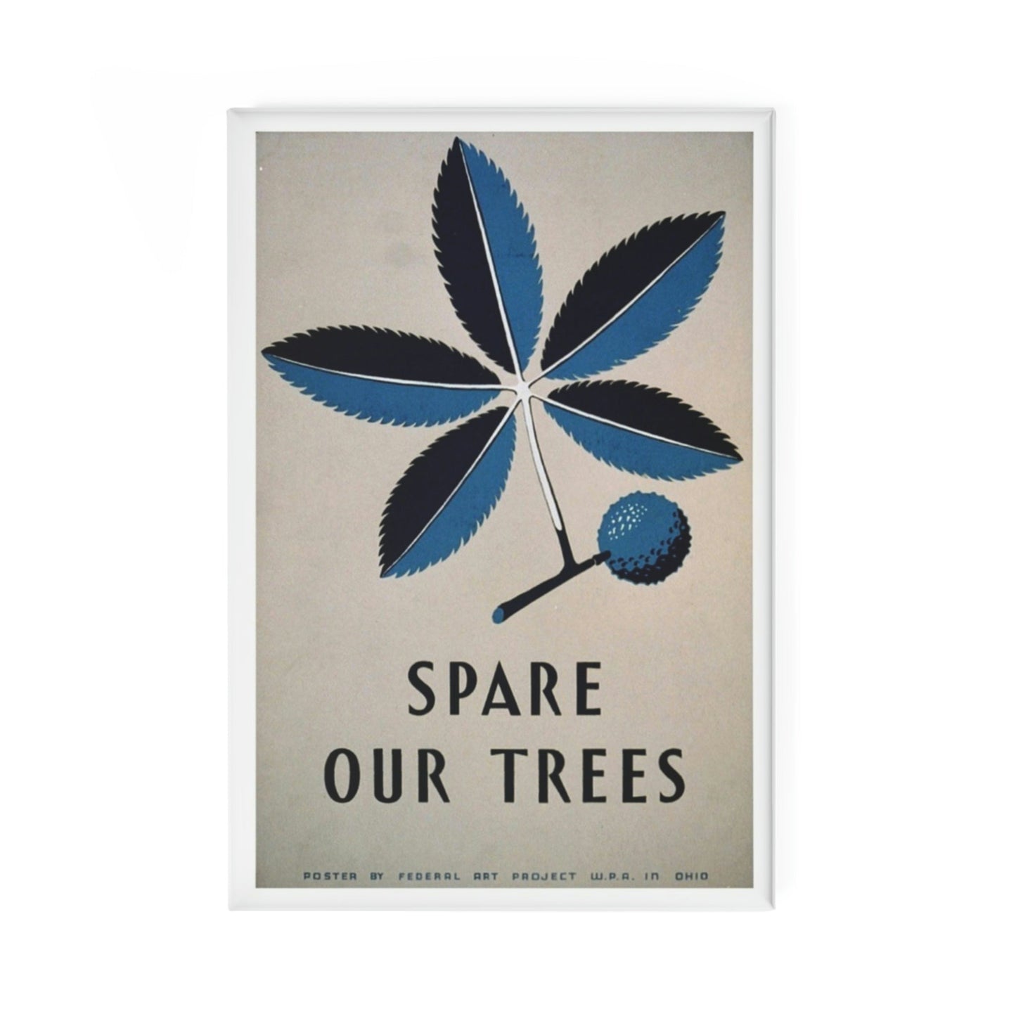 Spare Our Trees WPA Magnet