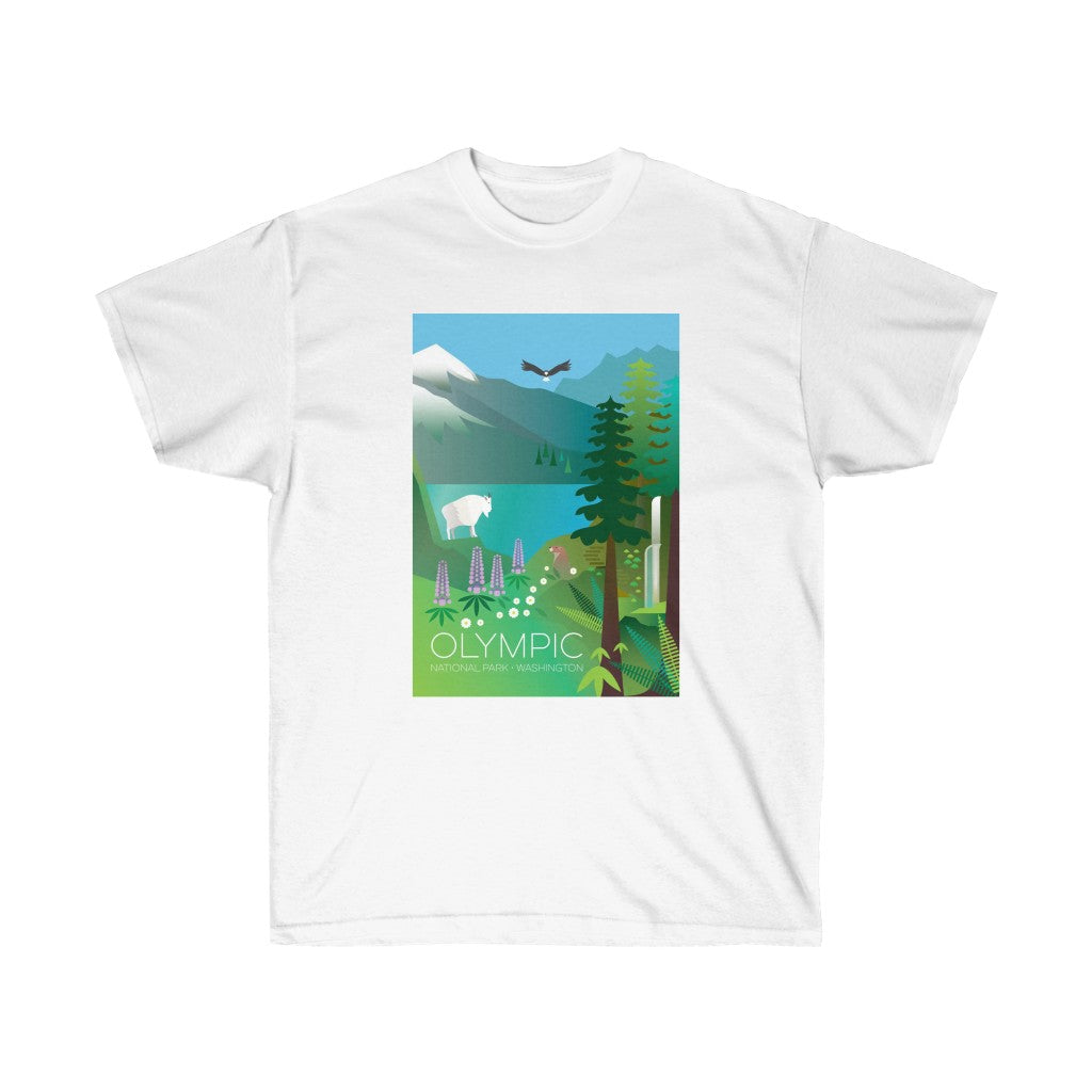 OLYMPIC NATIONAL PARK Unisex-T-Shirt aus ultra-Baumwolle