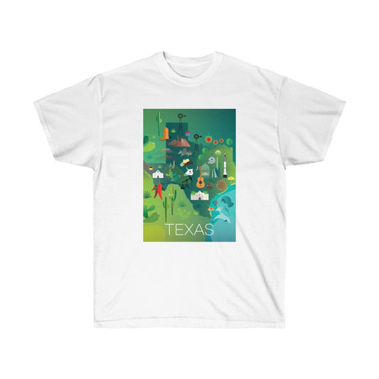 TEXAS Unisex-T-Shirt aus ultra-Baumwolle