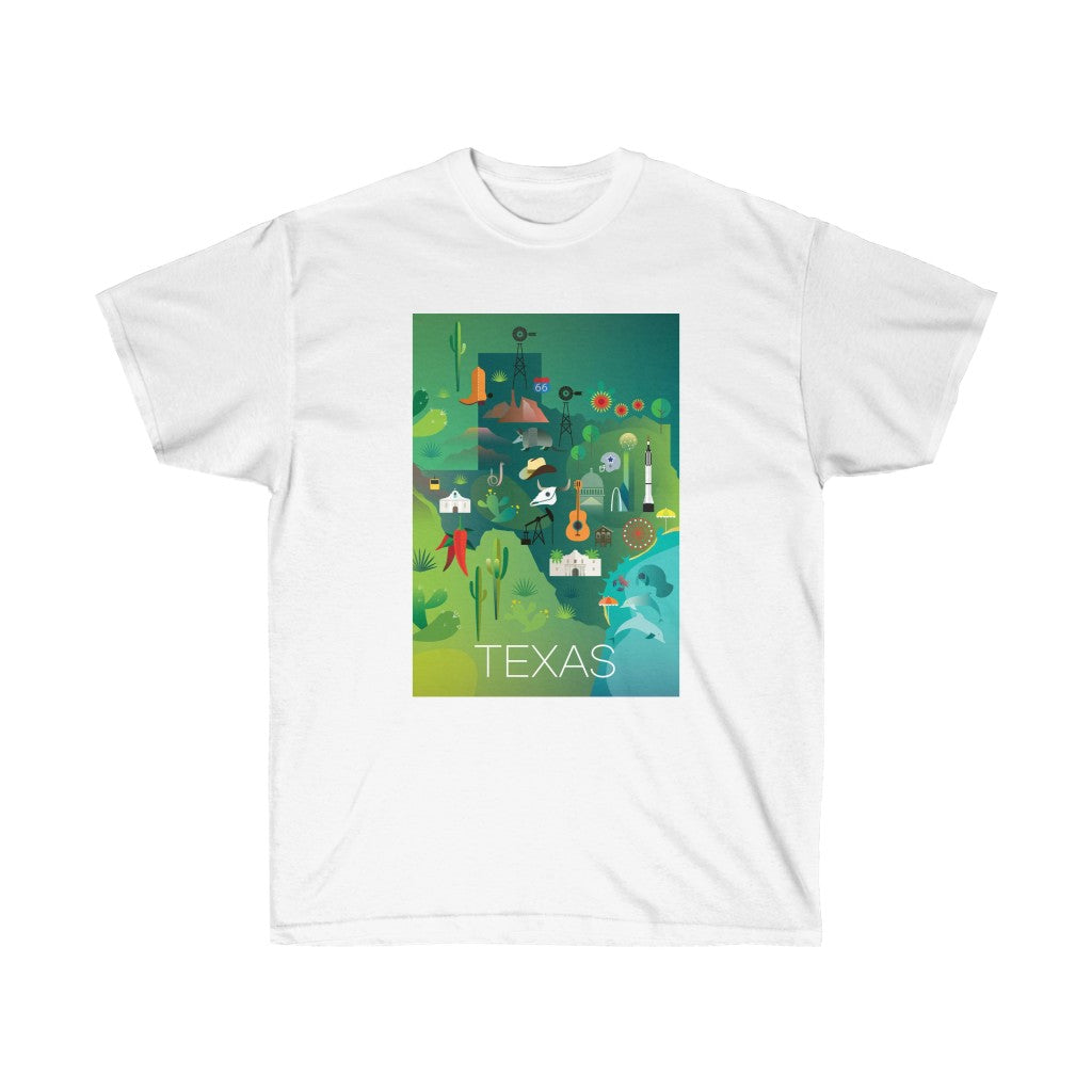 T-SHIRT EN COTON ULTRA UNISEXE TEXAS