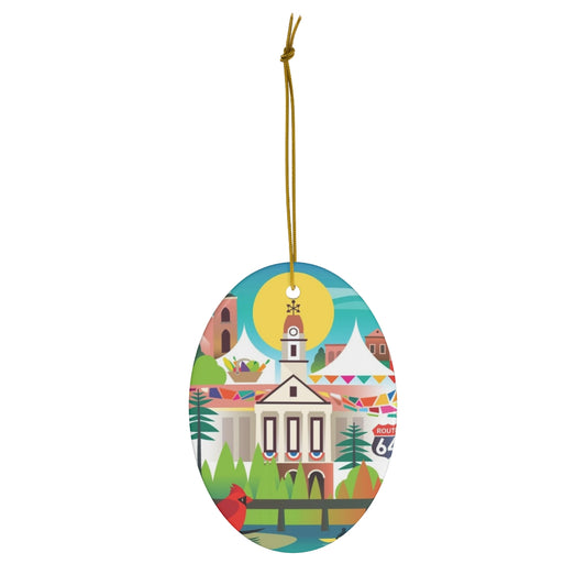 Pittsboro Keramikornament