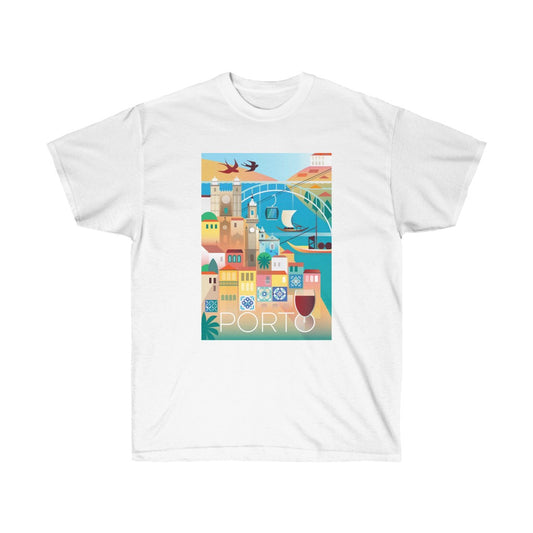 PORTO Unisex-T-Shirt aus ultra-Baumwolle