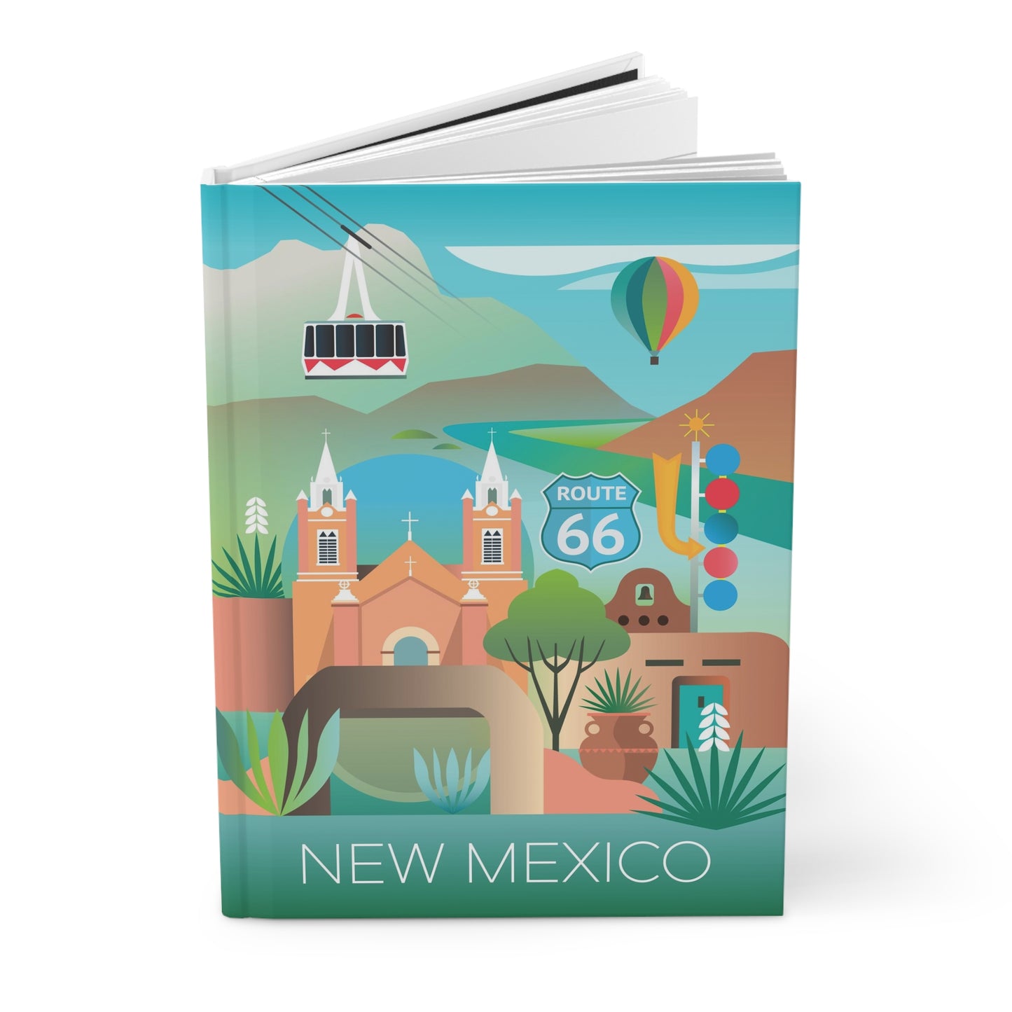 New Mexico Hardcover-Tagebuch