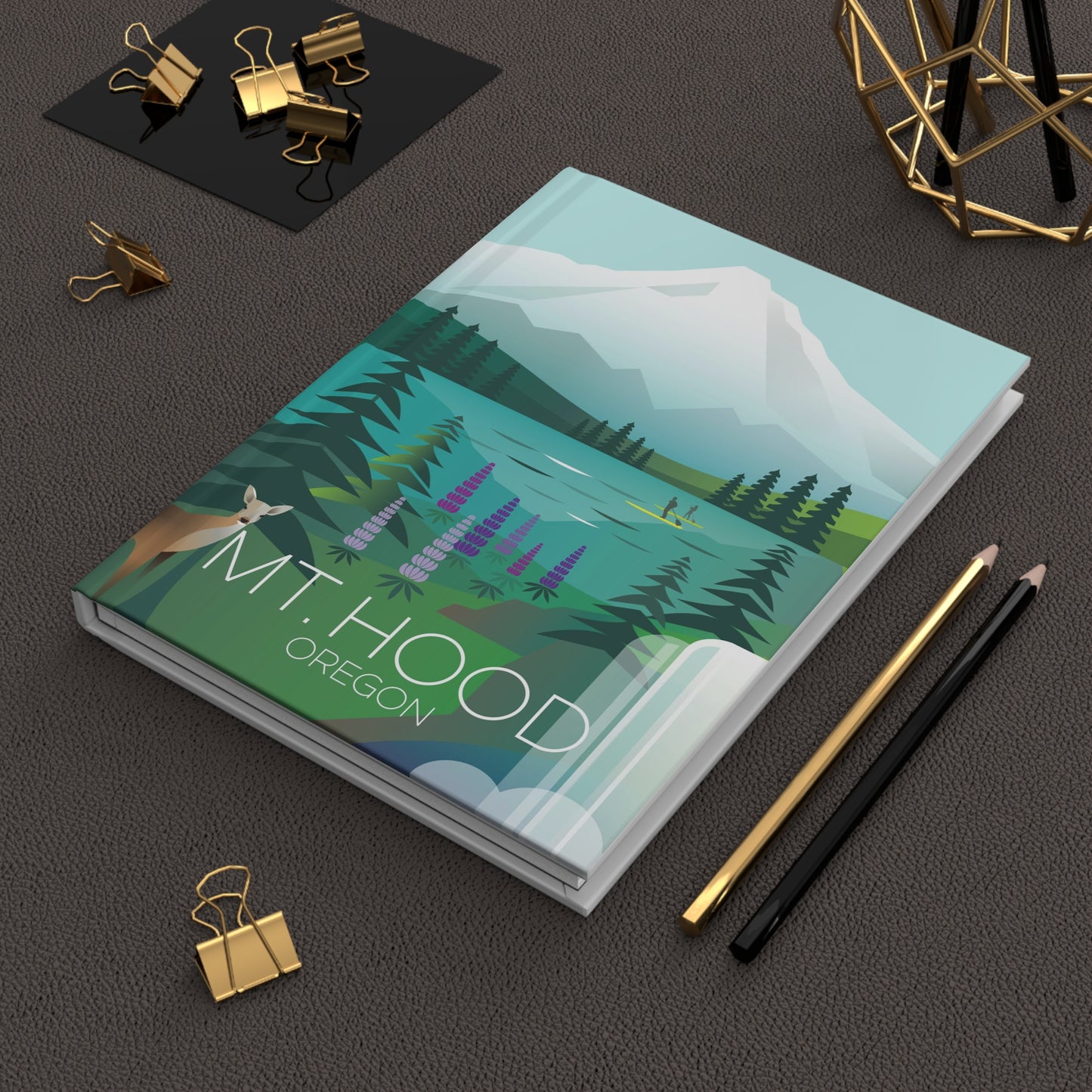 Mount Hood Hardcover Journal