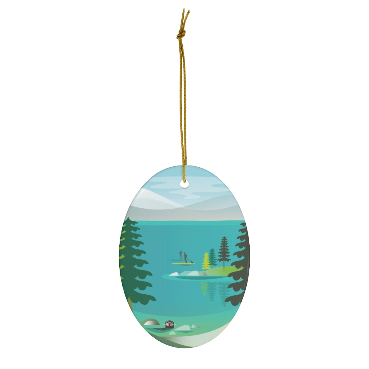 Lake Tahoe Keramikornament