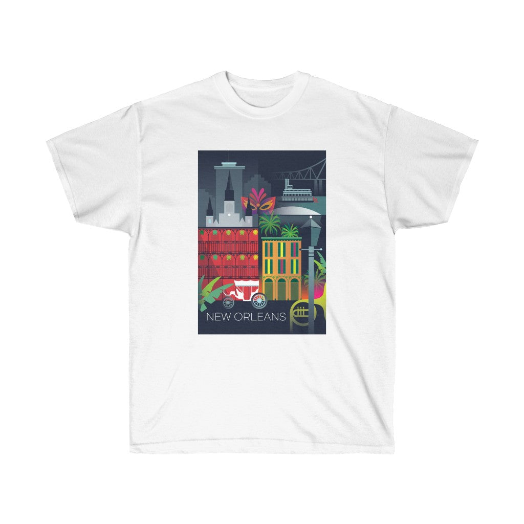 NEW ORLEANS Unisex-T-Shirt aus ultra-Baumwolle