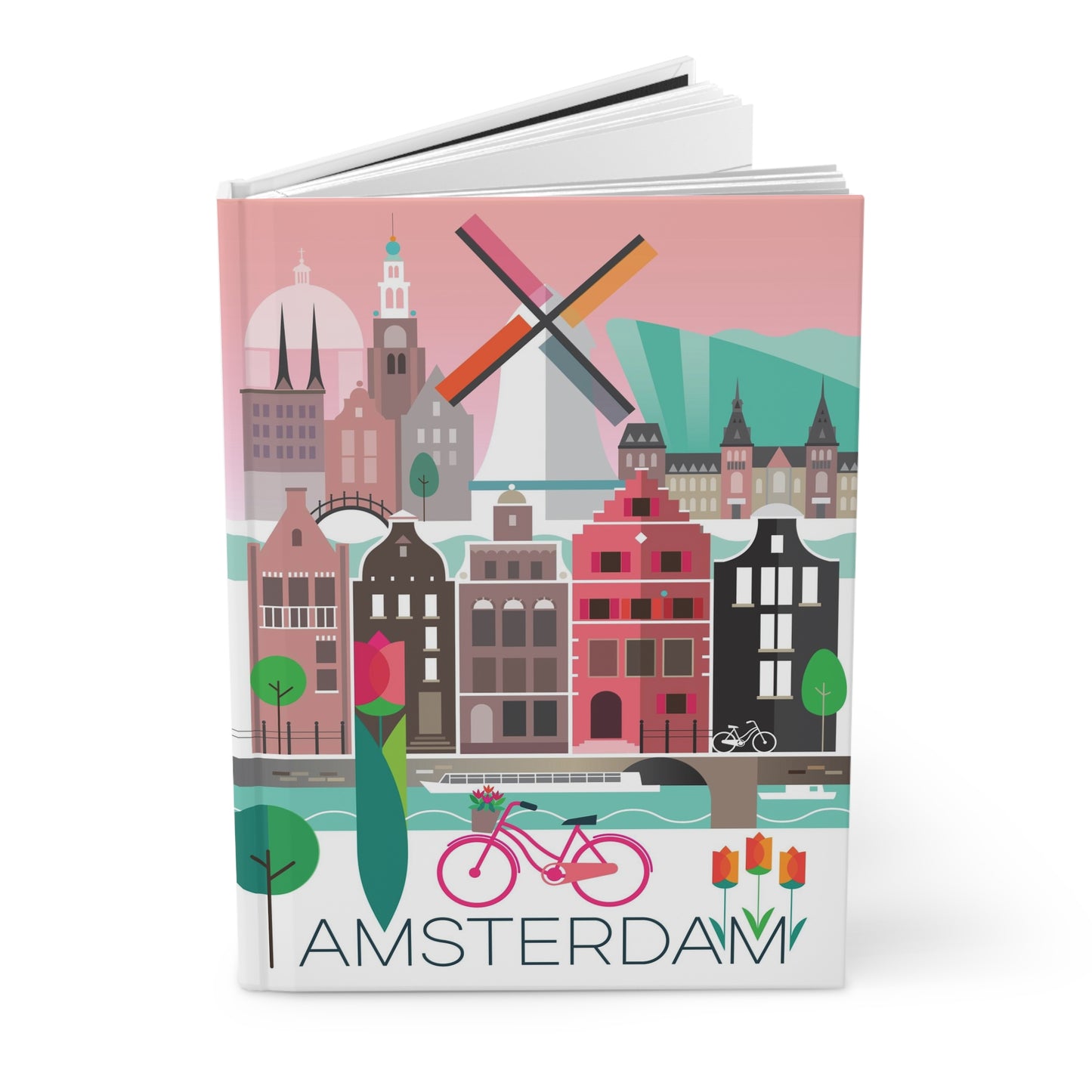 Amsterdamer Hardcover-Tagebuch