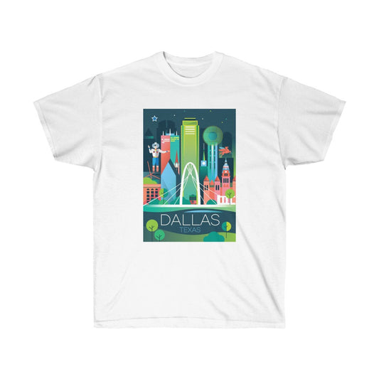 DALLAS Unisex-T-Shirt aus ultra-Baumwolle 