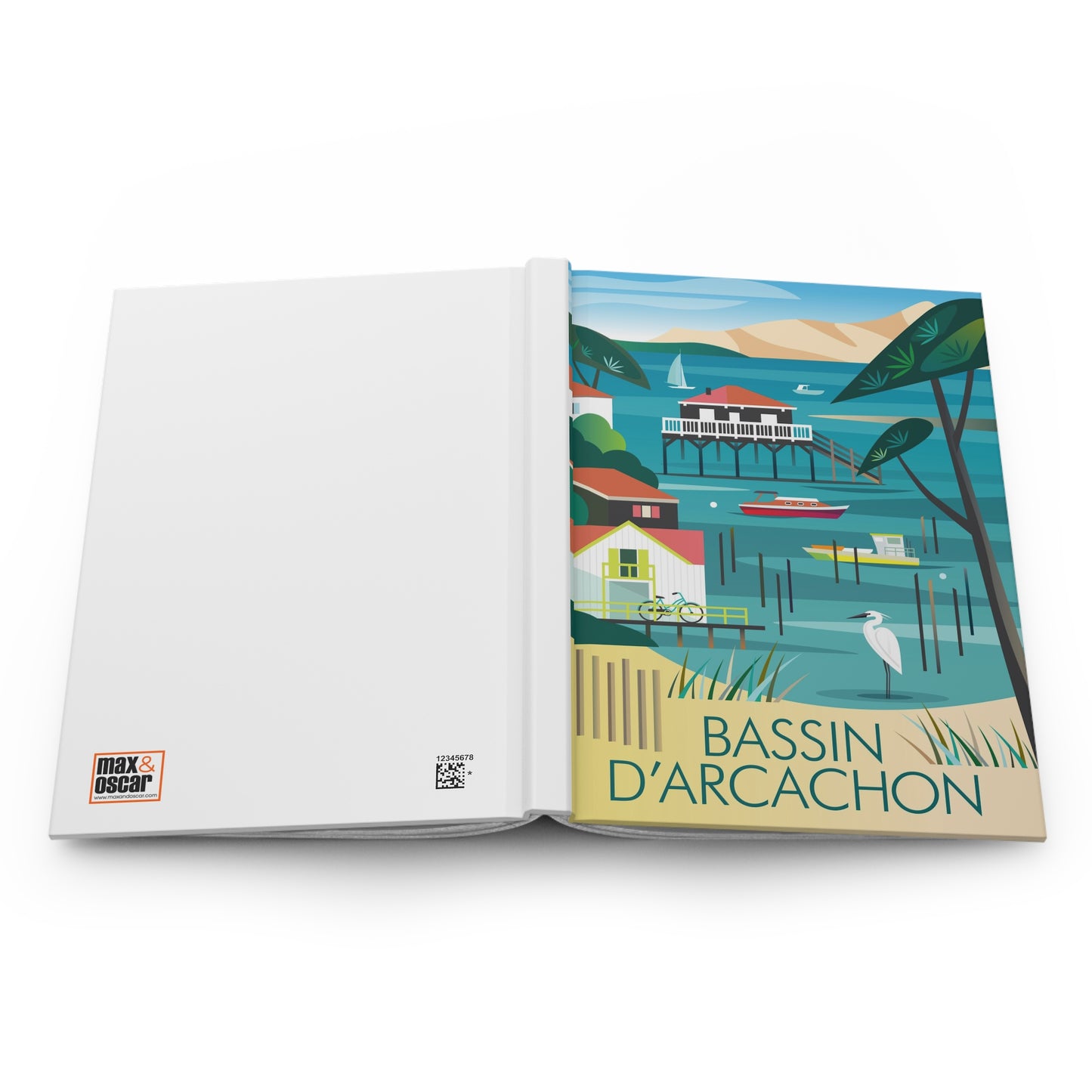 Bassin D'Arcachon Hardcover-Tagebuch