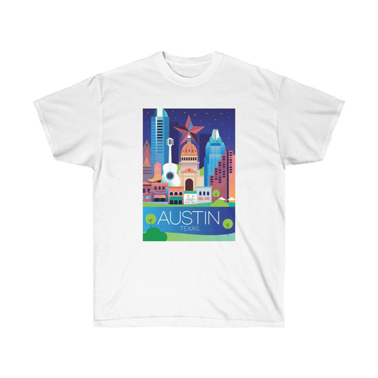 AUSTIN UNISEX ULTRA COTTON TEE