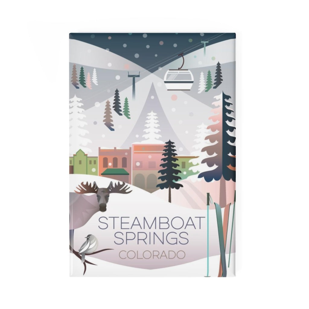 STEAMBOAT SPRINGS (WINTER) REFRIGERATOR MAGNET