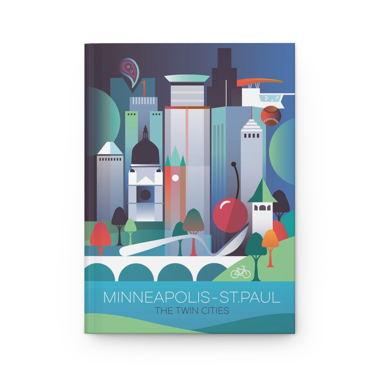 Minneapolis-St. Paul Hardcover-Tagebuch