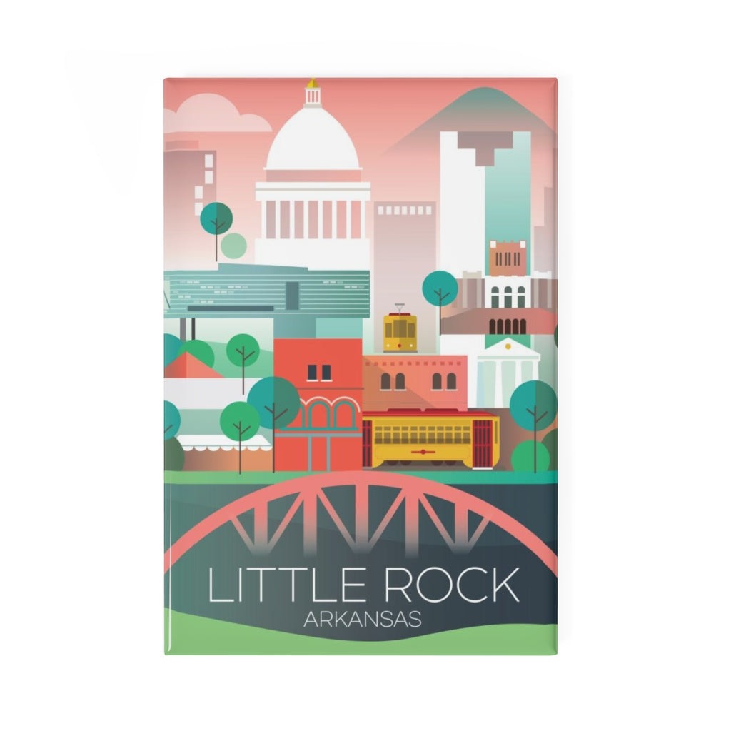 LITTLE ROCK REFRIGERATOR MAGNET