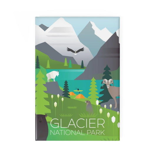 GLACIER NATIONAL PARK REFRIGERATOR MAGNET