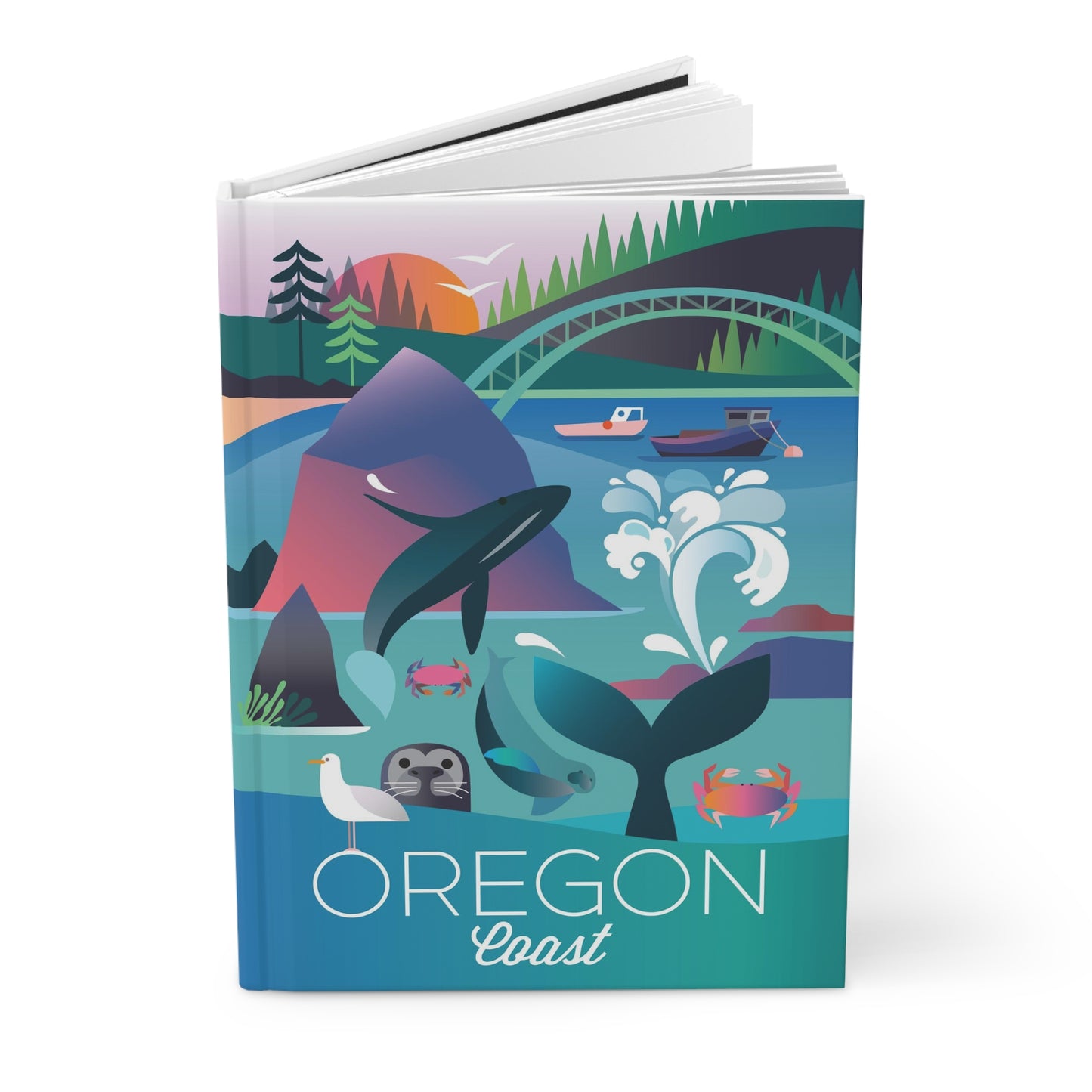 Oregon Coast Hardcover-Tagebuch