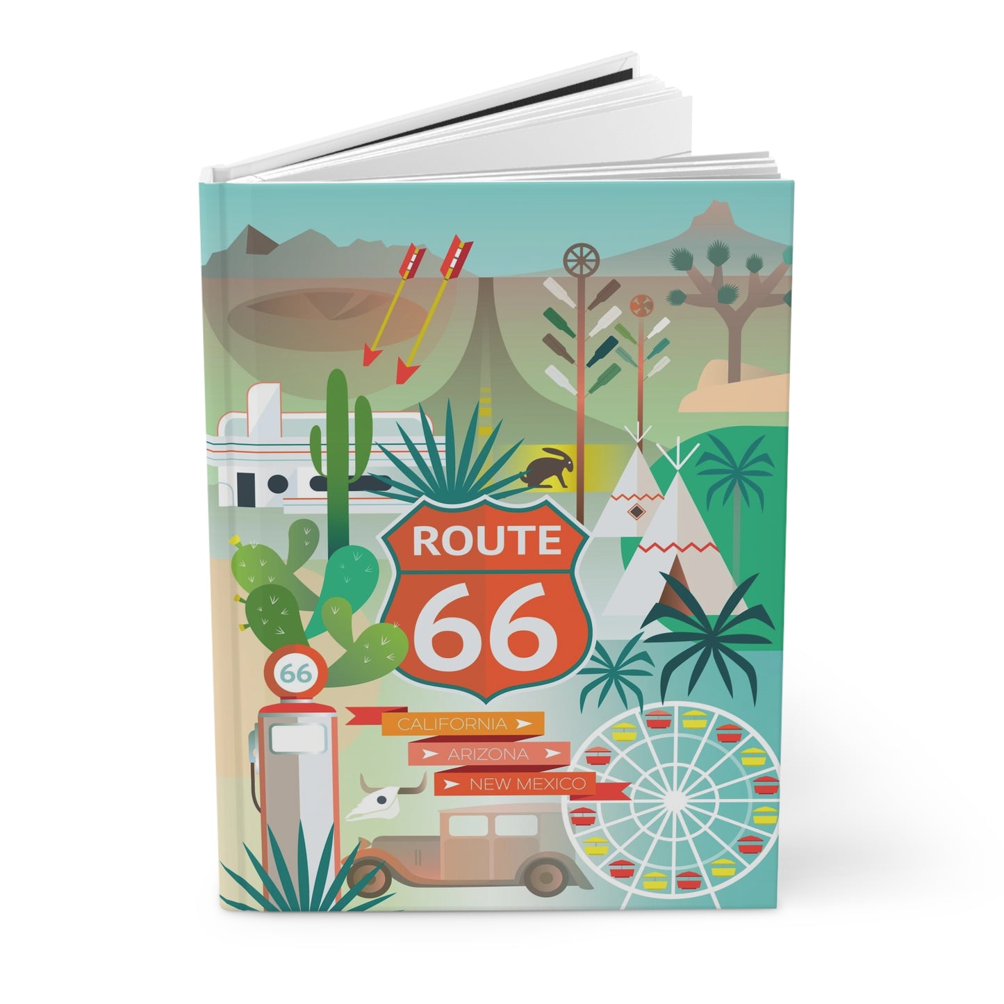 Route 66 Carnet cartonné