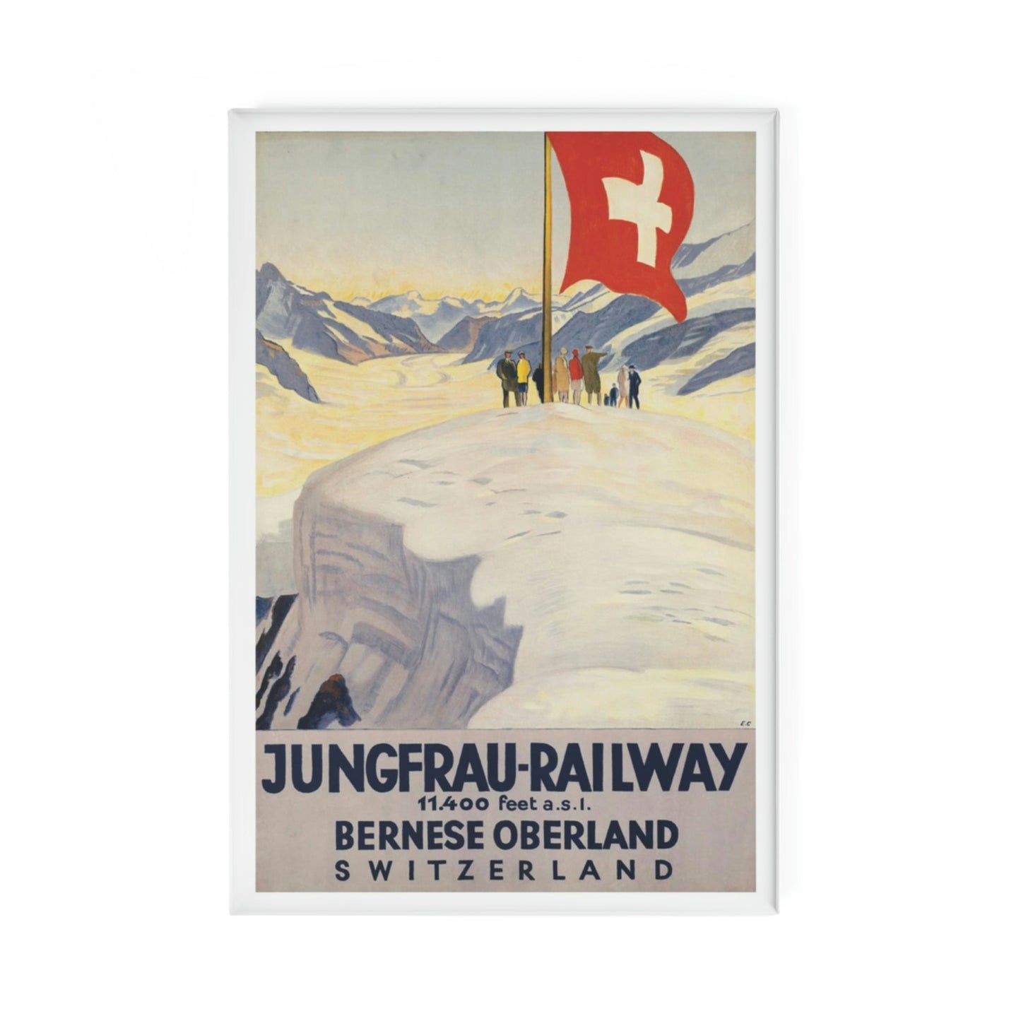 Jungfraubahn-Magnet