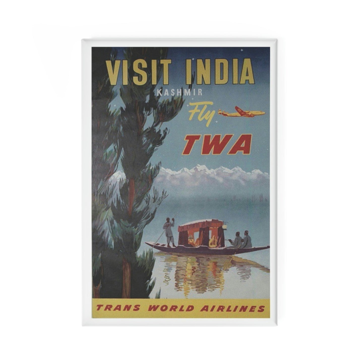Visitez l’Inde TWA Magnet