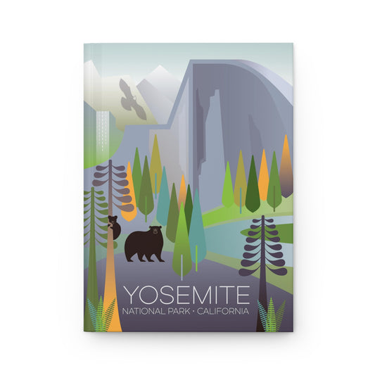 Yosemite-Nationalpark-Hardcover-Tagebuch