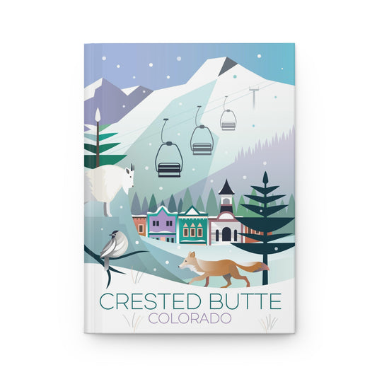Crested Butte Winter Hardcover-Tagebuch
