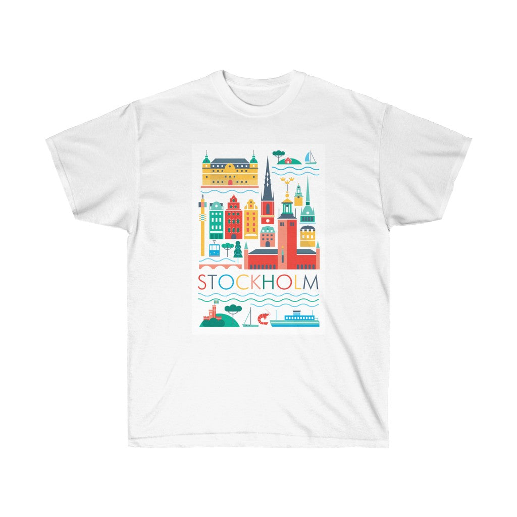 STOCKHOLM UNISEX ULTRA COTTON TEE