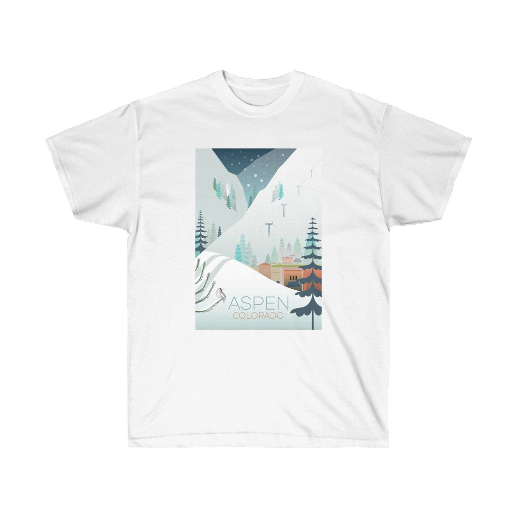ASPEN Unisex-T-Shirt aus ultra-Baumwolle
