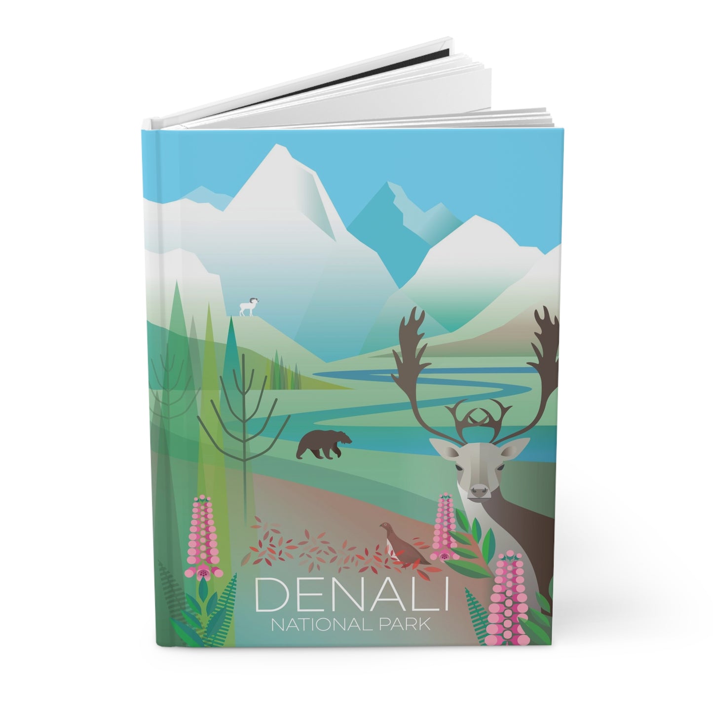 Denali National Park Hardcover Journal