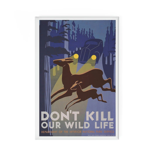 Töten Sie nicht unseren Wildtier-WPA-Magneten