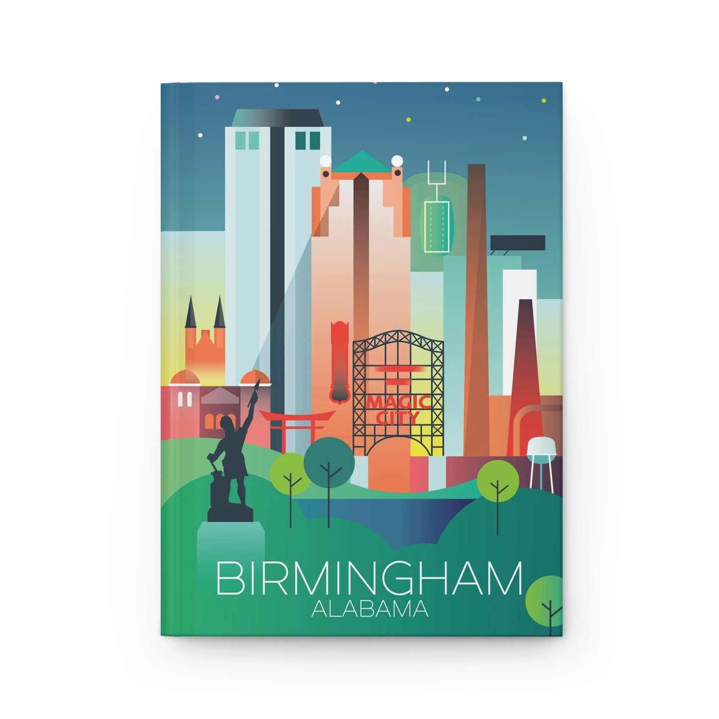 Birmingham Hardcover-Tagebuch