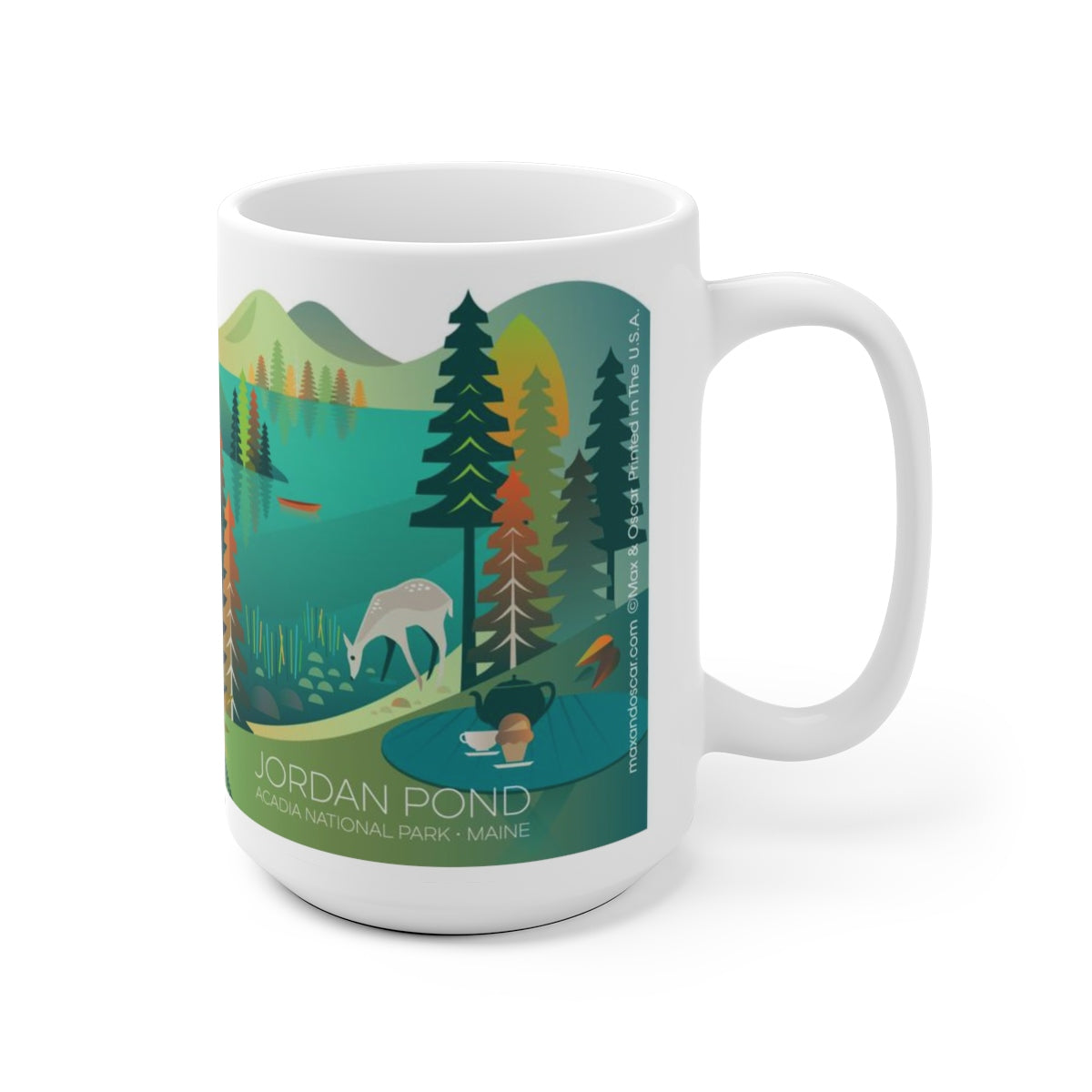 ACADIA NATIONAL PARK JORDAN POND 11 OZ ODER 15 OZ KERAMIKBECHER