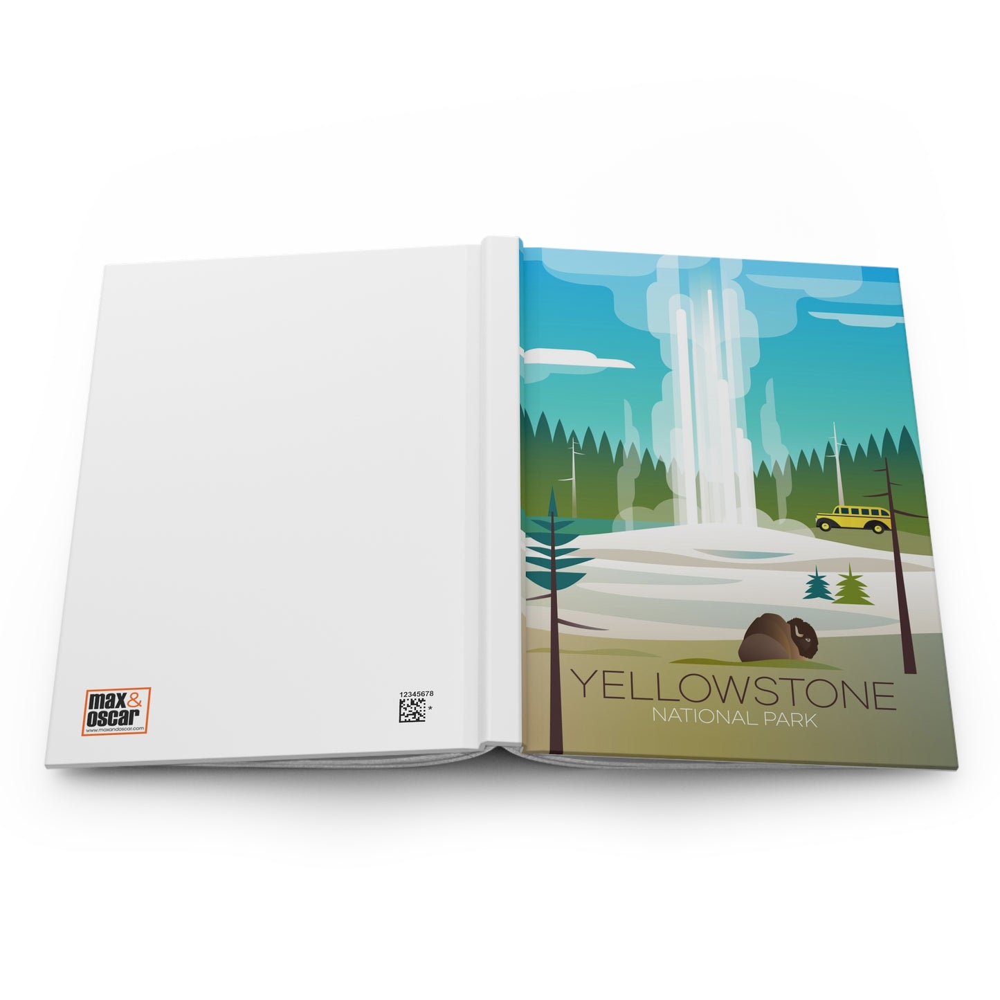 Yellowstone National Park Old Faithful Hardcover Journal