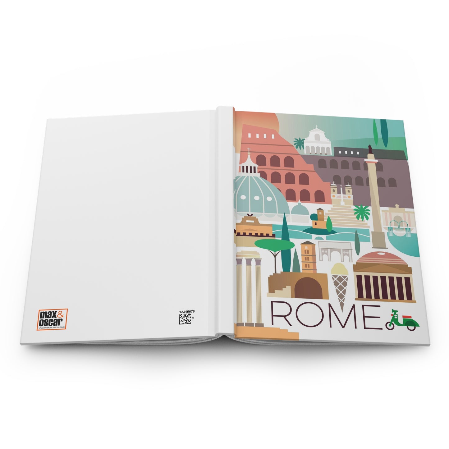 Rom Hardcover-Tagebuch