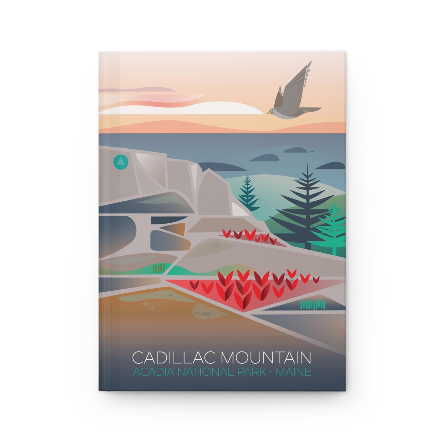 Acadia-Nationalpark, Cadillac Mountain Hardcover-Notizbuch