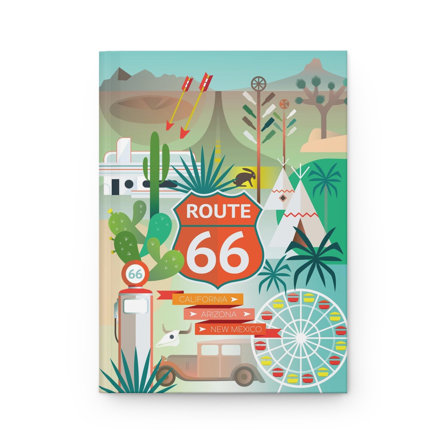 Route 66 Carnet cartonné