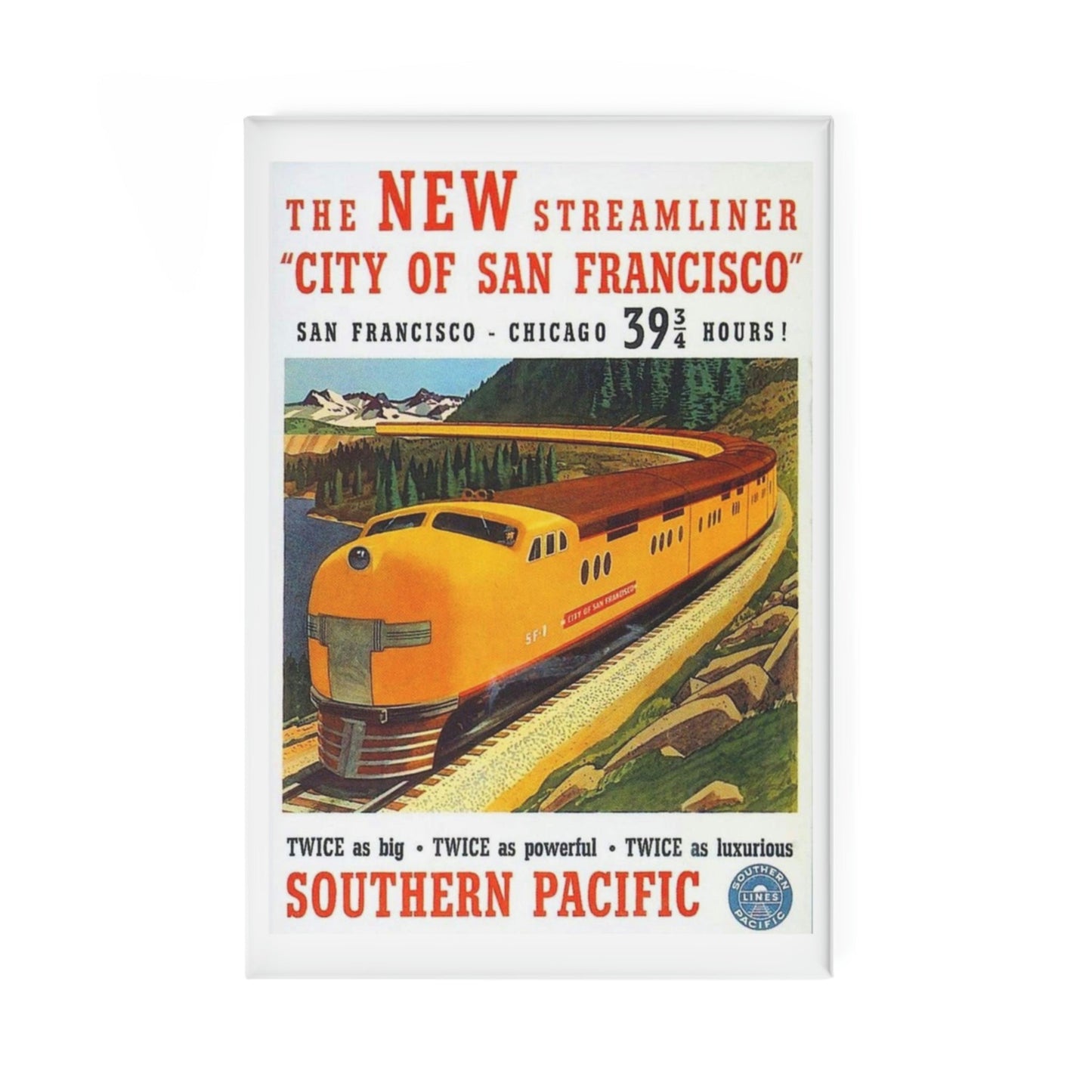 Streamliner-Magnet der Stadt San Francisco